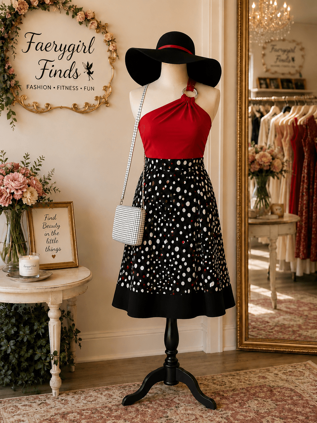 F. Muse #7: Parisian Polka Dot Charm Outfit photo 2
